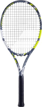 Ракетка Babolat Evo Aero 275г Антрацитово-біла рукоятка 3 Unstrung