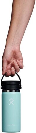 Термос-гуртка Hydro Flask 473 мл із нержавіючої сталі, вакуумна ізоляція, кришка Flex Sip, не протікає, для кави та напоїв у дорогу, широка горловина, Dew