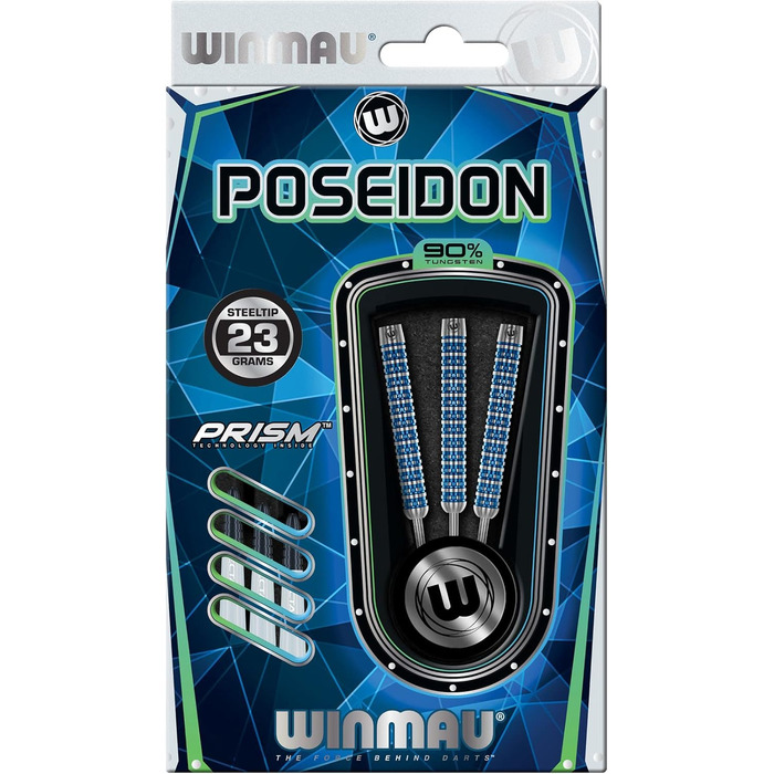 Набір дротиків WINMAU Poseidon сталевий наконечник 23г, 24г, 25г