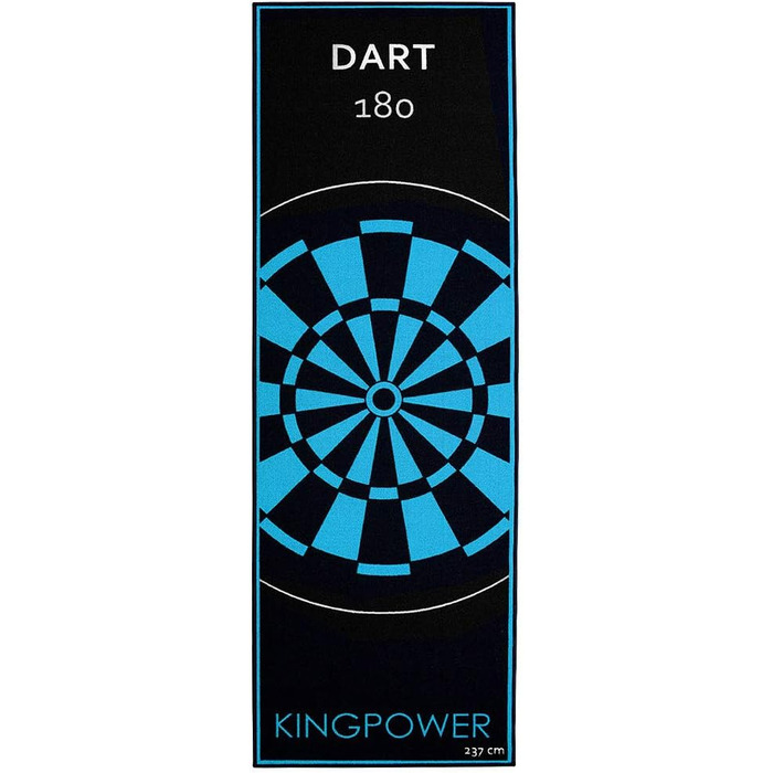 Килим Kingpower Dart 237x80 см, Дизайн 4, з лінією випуску та захистом