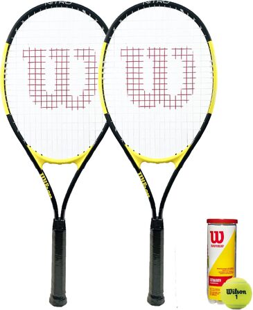 Набір ракеток Wilson Nitro Excel: 2 ракетки, 3 м'ячі