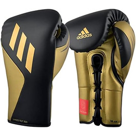 Боксерські рукавички adidas Tilt 350 Pro з шнурівкою, унісекс, веганська шкіра, для боксу, кікбоксингу, MMA, з новою технологією нахилу