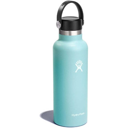 Термос-бутилка HYDRO FLASK Dew 532 мл із нержавіючої сталі, ізольована спортивна пляшка з герметичною кришкою та ручкою, підходить для миття в посудомийці, мала шийка