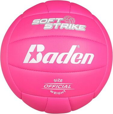 Волейбольний м'яч Baden Soft Strike внутрішній/зовнішній, рожевий