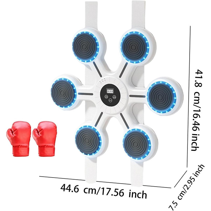 Боксерський автомат LOVIVER в рукавичках, електронна мішень для дорослих