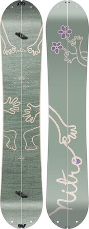 Сноуборд Nitro Women's Volta Board'23 All Mountain Freeride Directional Splitboard (145, багатокольоровий)