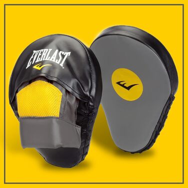 Боксерські рукавиці Everlast Evergel Mantis, сірий/жовтий, універсальні