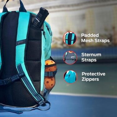 Рюкзак для тенісу GEAU Sport Aether, великий, водонепроникний, багатофункціональний, для подорожей, ноутбука, спорту та тенісу