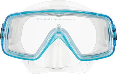 Маска для підводного плавання Sirena Snorkel Iceland 2.0, One Size, унісекс (прозора/аквамаринова), 2.0 -