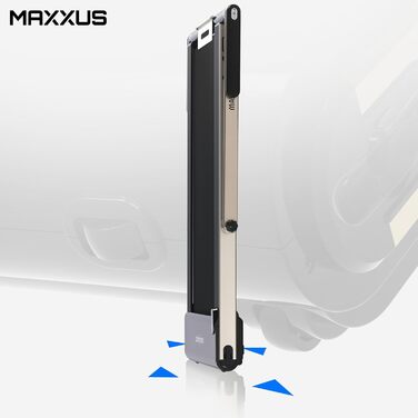 Бігова доріжка MAXXUS M8, 2 к.с., 12 км/год, складна, Bluetooth, бронза