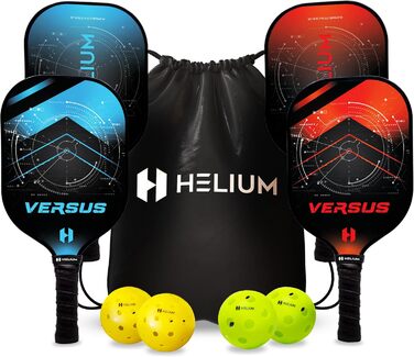 Ракетки Helium Pickleball, USAPA, графіт/скловолокно, легкі