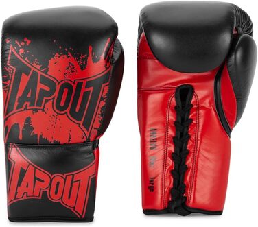 Боксерські рукавички Tapout Angelus чорні/червоні, 10 унцій, 1 пара