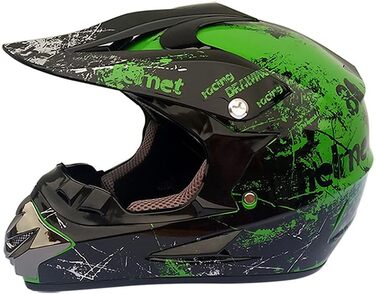 Мотошолом Woljay для кросу, ендуро, ATV, даунхіл, інтеграл, захисний, мод. 80-3, подарунок