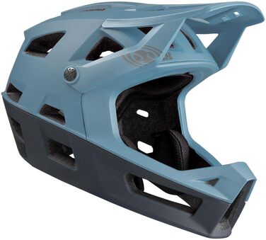 Велосипедний шолом IXS Trigger FF Enduro MTB, білий/синій, SM (54-58 см)
