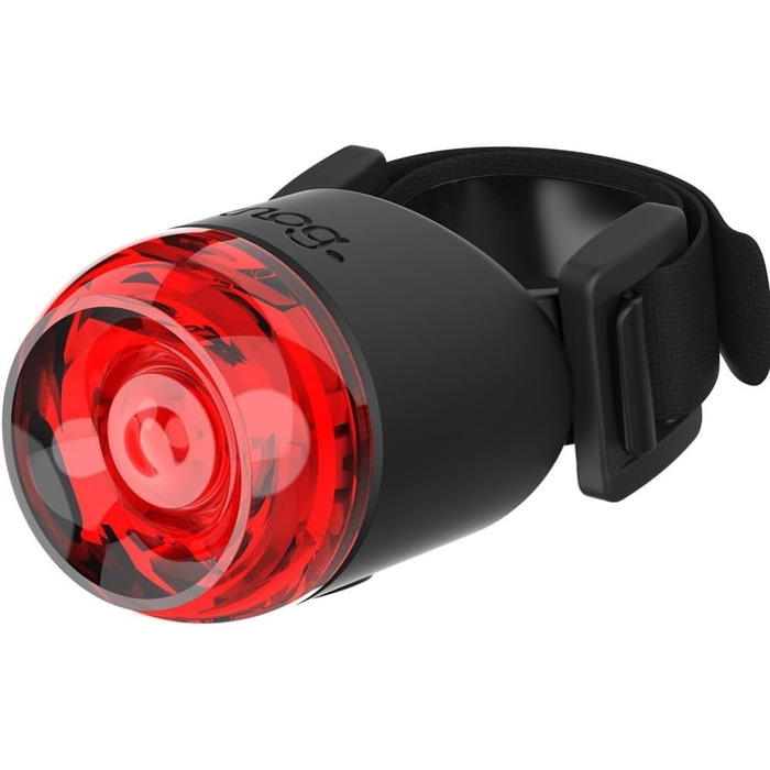 Світлодіодна велосипедна фара Knog Plug StVZO, переднє або заднє світло, чорна/червона/сіра