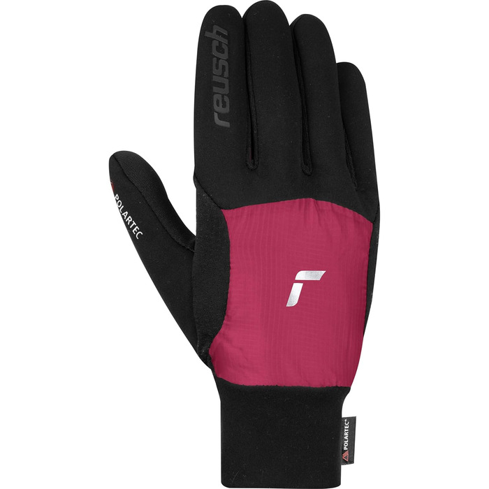 Рукавички Reusch Garhwal Hybrid Touch-TEC Unisex, сенсорні, чорно-рожеві