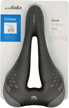 Сідло для шосейного велосипеда Selle Italia, анатомічне, легке