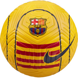 Футбольний м'яч Nike FC Barcelona FCB Nk Strk FA21, розмір 5, жовтий/червоний/синій