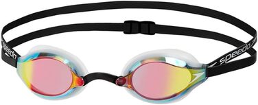 Окуляри для плавання Speedo Fastskin Speedsocket 2, дзеркальні, антифог, антипротікання, сріблясті