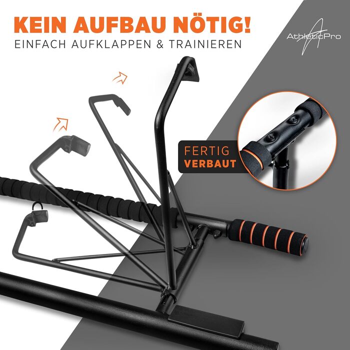 Дверна рама AthleticPro Pull-Up Bar з Dip Station, до 200 кг