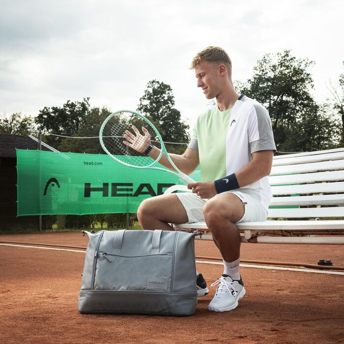 Туристична сумка HEAD унісекс для дорослих Coco Tennis Bag, сіра, 35 л