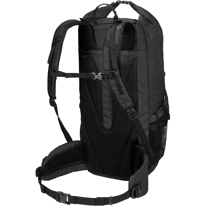 Рюкзак Jack Wolfskin Wandermood Rolltop 30 л унісекс, для туризму, чорний