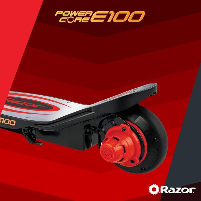 Електросамокатб Razor Power Core E100, 100 Вт, 8", до 11 миль/год, 60 хв, від 8 років