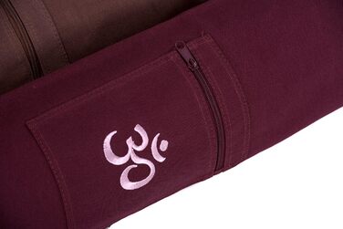 Сумка для йоги Yogistar Yogibag Basic - Блискавка - Бавовна - 65 см - Om Bordeaux