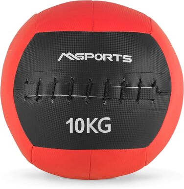 М'яч MSPORTS Wall-Ball 2-10 кг Медичний м'яч Premium