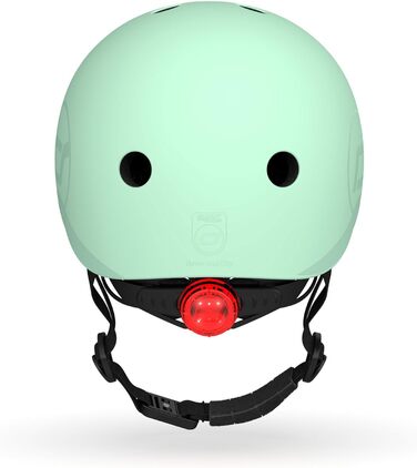 Дитячий шолом Scoot and Ride з регульованими ремінцями, матовим покриттям, LED-підсвіткою та флісовою підкладкою, розміри S/M