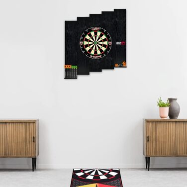 Захисне кільце та плівка для дартсу, 80 Dartboard Surround, чорний