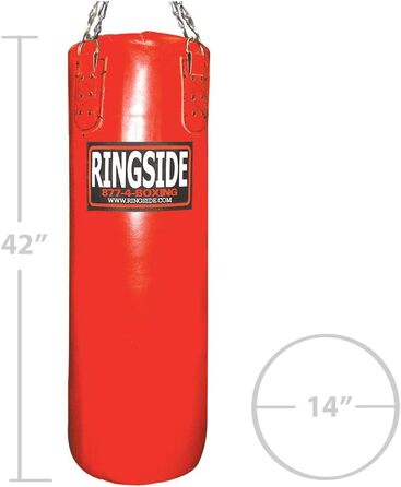 Боксерська груша без наповнення Ringside, шкіряна