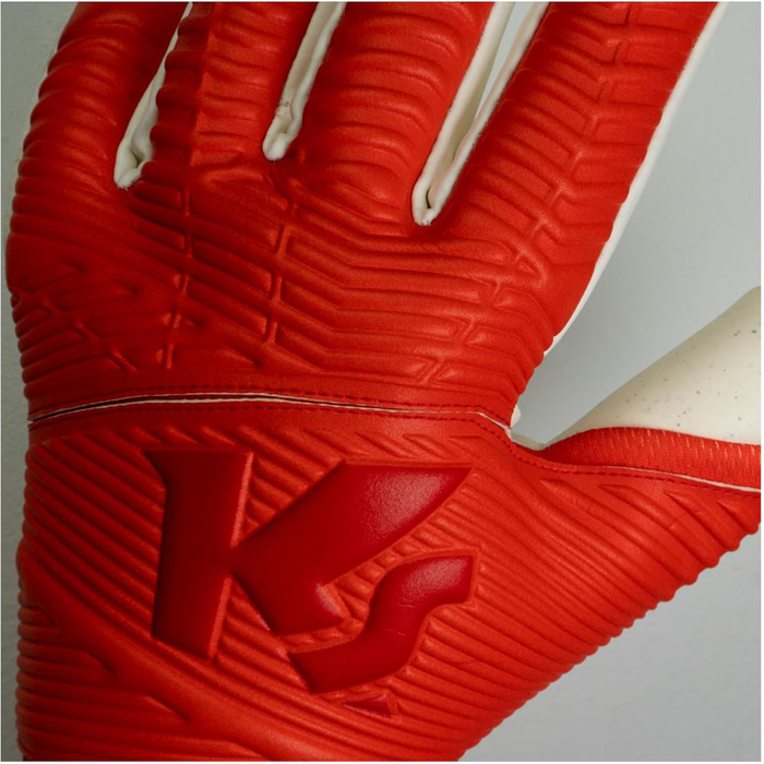 Воротарські рукавички KEEPERsport Varan8 Pro NC без захисту пальців для дорослих, футбольні рукавички унісекс, 4 мм латекс Grip, з фіксуючою застібкою, різні розміри