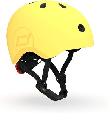 Дитячий шолом Scoot and Ride з регульованими ремінцями, матовим покриттям, LED-підсвіткою та м’якою флісовою підкладкою, розміри S/M