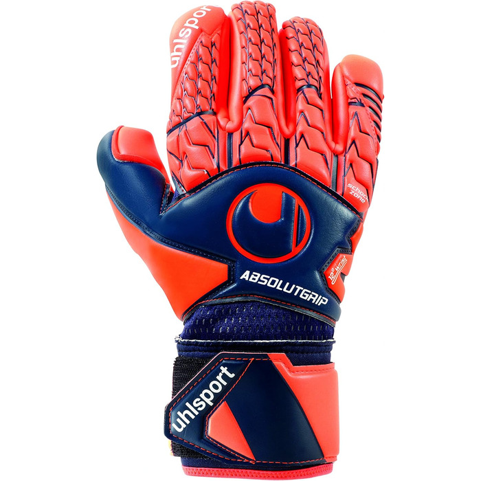 Рукавички uhlsport Next Level Absolutgrip Finger Surround (10.5, темно-сині/червоні)