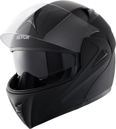 Мотошолом VEVOR без маски, розмір S (55-56 см), ABS, з Bluetooth, змінне скло, DOT, для підлітків і дорослих
