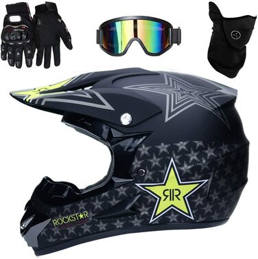 Дитячий мотокросовий шолом для мотоцикла, велосипеда, BMX, ATV, ендуро, оффроуд, захисний шолом для дітей та підлітків
