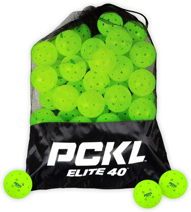 М'ячі PCKL Elite Pickleball, турнірні, 40 шт., 4, 50, 100 уп., схвалено США