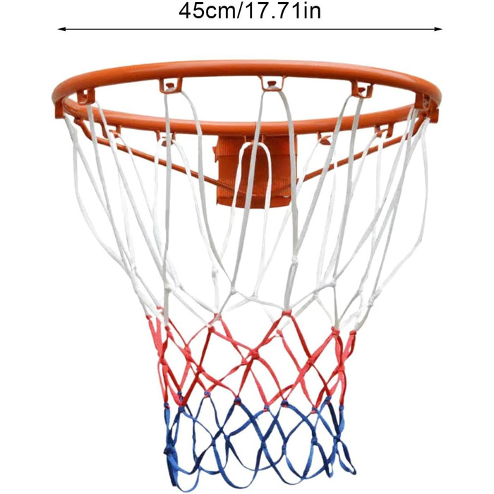 Баскетбольне кільце для дорослих, Сталеве баскетбольне кільце - Багатоцільовий сталевий баскетбольний обід - Потовщене міцне баскетбольне кільце Зносостійке доросле баскетбольне кільце Аксесуари для дорослих B