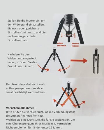 Тренажер Power Twister Grip 10-200 кг, iMeshbean Arm Trainer