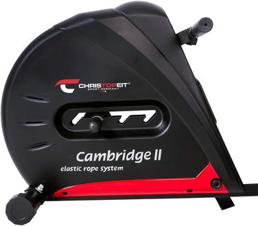 Гребний тренажер Christopeit Sport Cambridge II Black Cambridge 2 Black з захисним килимком для підлоги