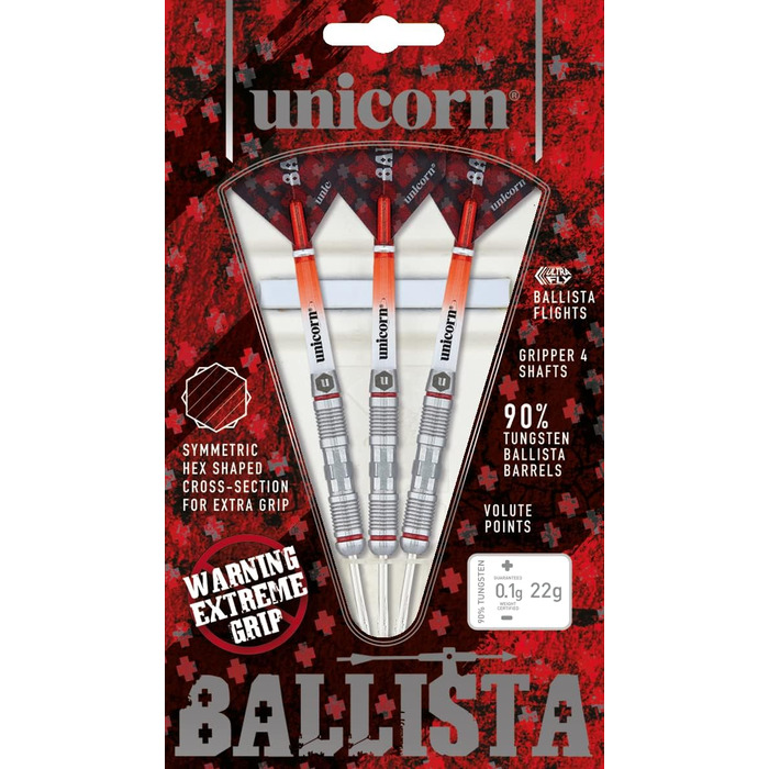 Наконечник Unicorn Darts Ballista, 90% вольфрам, 26 г (стиль 2)