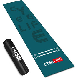 Килим CyeeLife Dart з сумкою, 65x295см, для сталевих і м'яких дротиків