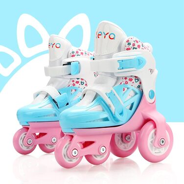 Роликові ковзани Sumeber Inline Kid Boys Girls Roller Skates Outdoor/Indoor (сині, XS (27-30))