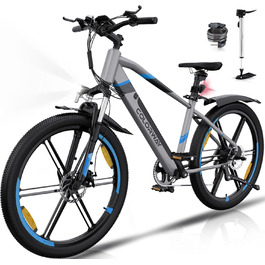 Акумулятор COLORWAY E-Bike 26 250Вт 36В 12Ач, 25км/год, 35-90км синій