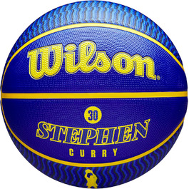 Баскетбол на відкритому повітрі WILSON NBA Player Icon розмір 17,8-74,9 см та міні розмір 7 Стівен Каррі