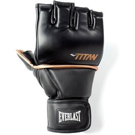 Рукавички Everlast Titanium Grappling Black, S/M & L/XL для ММА та тренувань