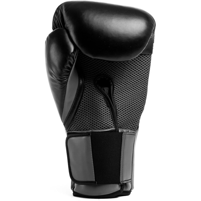 Боксерські рукавички для дорослих Everlast Unisex Pro Style Elite Glove Glove (8 унцій, чорний/сірий)