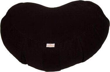 Подушка для медитації Yoga Box Zafu Zen Crescent Moon Basic із застібкою-блискавкою Black