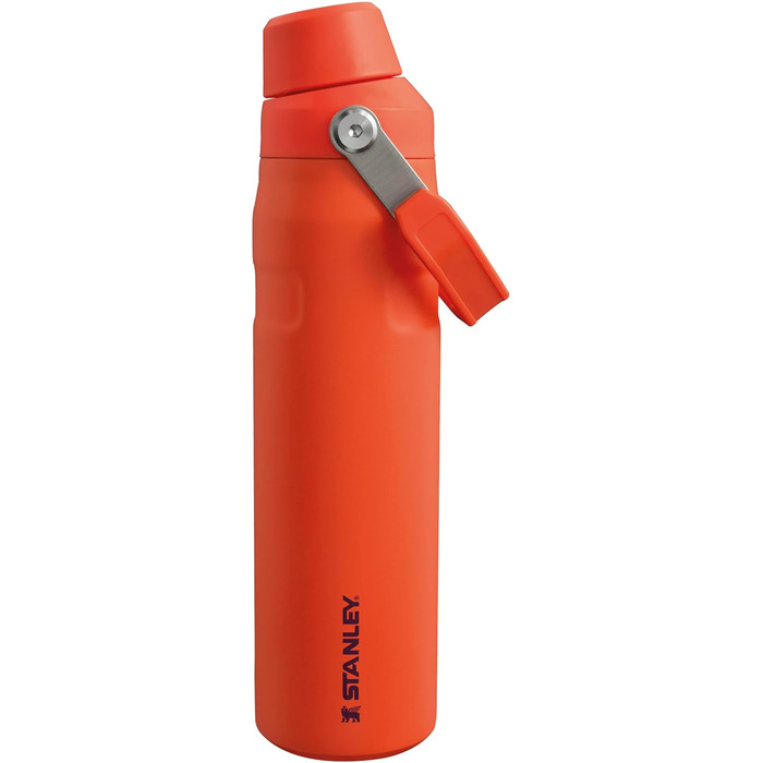 Термос-пляшка Stanley Iceflow Fast Flow 0.6 л, спортивна, тримає холод 10 годин, не протікає, BPA-free, для води, Tigerlily Plum, придатна для миття в посудомийній машині